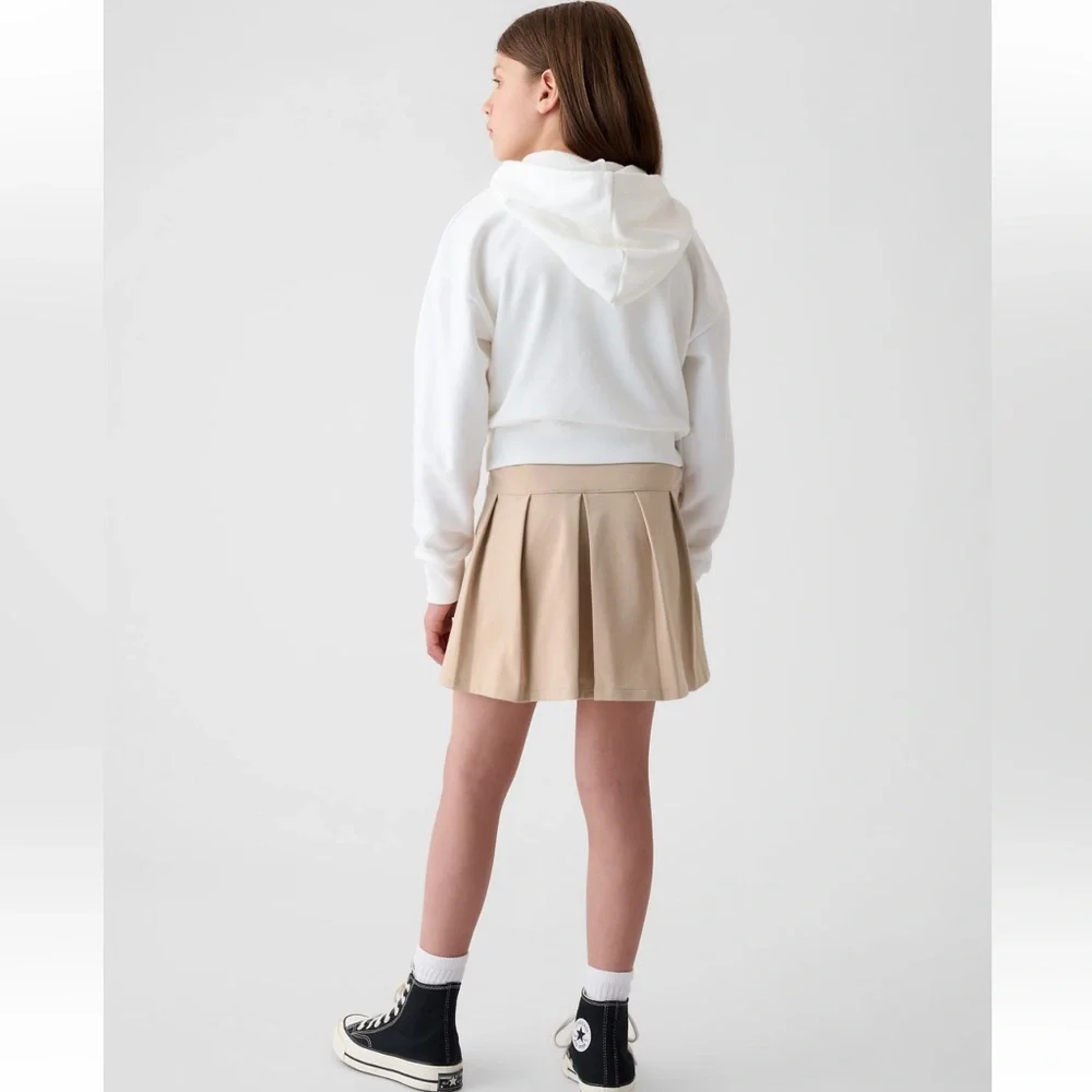 Gap Kids Uniform Pleated Skirt Khaki M(8)